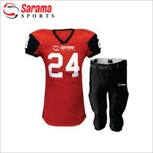 ชุดอเมริกันฟุตบอลสำหรับผู้ชายระบายอากาศสีดำพิมพ์ลายขนาดพิเศษชุดอเมริกันฟุตบอลออกแบบได้ตามต้องการ - Product Image 2