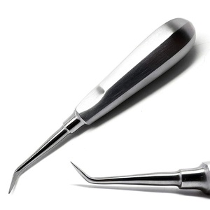 Élévateur de racines en acier inoxydable, Instruments dentaires de luxe, pointe incurvée, 1 pièce - Product Image 3