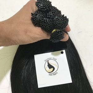 10A Unprocessed Black Virgin Human Hair Double Drawn Can Be Dyed Or Bleach I Tip Human Hair Extension 100g For Women - Product Image 4