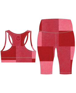 ชุดโยคะ 2 ชิ้น บอดี้ฟิต 2026 สำหรับผู้หญิง เอวสูง แขนกุด ทรงไบค์เกอร์ ผ้ายืดสแปนเด็กซ์/โพลีเอสเตอร์ เอวยางยืด - Product Image 3