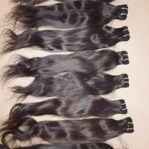 Extensão de cabelo indiana ondulado remy, extensões de cabelo