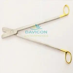 DUROTIP-Tijeras uterinas curvadas con tamaño TC, longitud de 340MM - Product Image 1