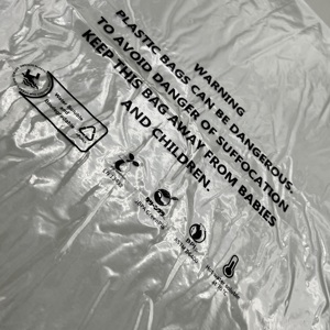 SOLUBLE DANS L'EAU BIODÉGRADABLE COMPOSTABLE POLYBAG USINE EN GROS RECYCLÉ VÊTEMENT POLYBAG - Product Image 3