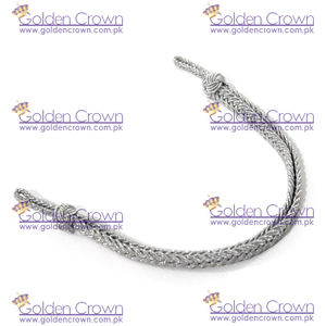 Equipo de defensa personal con cordón metálico plateado personalizado al por mayor con diseño de lingotes - Product Image 5