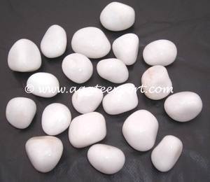 Pierre brute d'agate blanche, 10 pierres naturelles, vente en gros - Product Image 2