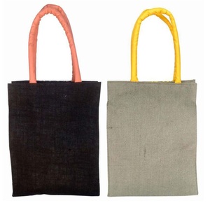 Bolso Tote de algodón personalizado OEM 100% material natural de alta calidad tamaño mediano manejado patrón sólido de Bangladesh para ir de compras - Product Image 4