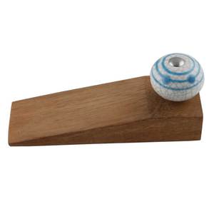 Cale de porte, anti-rouille, fait à la main, bande de bois bleu, 20 pièces, vente en gros - Product Image 2