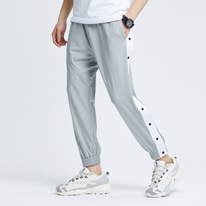 กางเกงแฟชั่นผู้ชาย,กางเกงมีกระดุมสำหรับใส่ออกกำลังกาย - Product Image 2