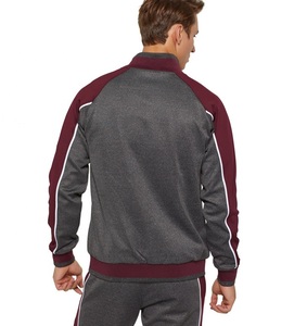 Wholesale Gym Sportswear Fleece Tech Jogging Suits Custom Men's Plain Striped Tracksuit With Custom Logo - Product Image 2