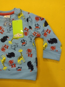 Capi di abbigliamento/Abbigliamento Surplus di Marca Etichette Capretti Delle Ragazze Dei Ragazzi Del Bambino Del Manicotto Lungo <span class=keywords><strong>Felpe</strong></span> Casuale Della Stampa di <span class=keywords><strong>Cotone</strong></span> Autunno Maglione Pullover - Product Image 2