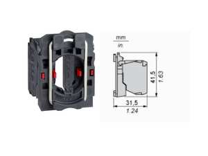 สวิตช์เลือกแบบกด XB5AD34 22 มม. 2 NC Schneider Telemacanique Harmony สีดำ 600V ใหม่ รองรับกระแสสูงสุด 10A - Product Image 6