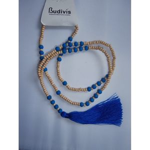 Collar largo de borla Rudraksha para hombre de alta calidad con cadena de cuentas clásica 20-25 pulgadas aniversario BV0058 al por mayor - Product Image 5