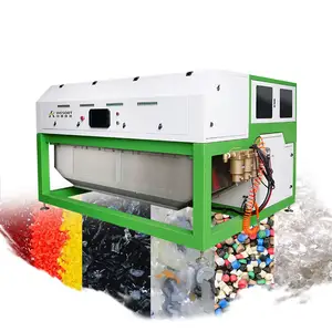 Цветной сортировщик пластика с высокоточной цветной сортировочной машиной для пэт пластиковых гранул или хлопьев цветной сортировщик для пластика