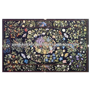 ท็อปโต๊ะอาหารหินอ่อนแบบฝัง - Product Image 1