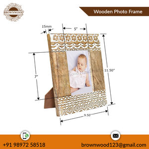 White Distress Finished Color 15mm Thickness Antique Decorative Mango <b>Wood</b> <b>Photo</b> <b>Frame</b> From Indian Manufacturer & Exporter - Product Image 3