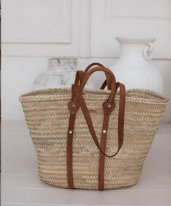 Fait à la main simple meilleure qualité cadeau incroyable pour votre petite amie panier marocain de paille personnalisé - Product Image 1