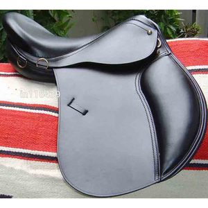 VOULEZ VENDRE Show Selle en cuir de cheval à usage général NOIR BRUN TAN EN DOLLAR 35 TAILLE 14 15 16 17 18 - Product Image 3