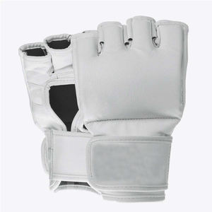 ถุงมือชกมวยสำหรับผู้ชายถุงมือชกมวยทำจาก PU ครึ่งนิ้วถุงมือต่อยมวยจากปากีสถาน - Product Image 1