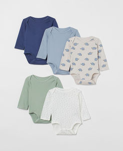 Elegante patrón sólido Infantil y Bebé monos último diseño de ropa de algodón informal llegada caliente - Product Image 1