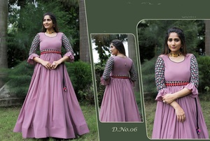 ที่สวยที่สุดในเมืองสายนำเข้าผ้าชุดยาวที่มีแฟนซีปักแขนทำงานที่มีเข็มขัดที่สวยงามและราคาต่ำ - Product Image 6