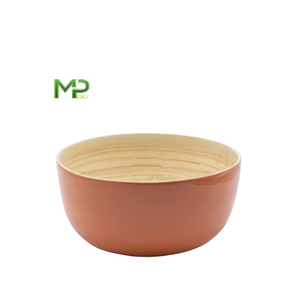 ชามสลัดไม้ไผ่สานมือ งานแฮนด์เมด เป็นมิตรกับสิ่งแวดล้อม สไตล์วินเทจ สีสันปรับแต่งได้ ราคาดีที่สุด ผลิตในเวียดนาม สำหรับขาย - Product Image 5