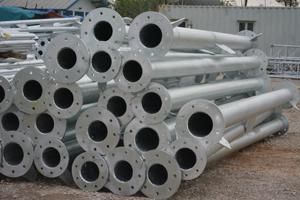 120 pies y 3 de tubo de las patas de apoyo de acero galvanizado en caliente de Telecomunicaciones comunicación celular wifi torre - Product Image 4