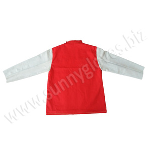 Veste de soudage de qualité supérieure résistante à la flamme, pour soudeur en cuir fendu robuste, veste de sécurité - Product Image 4