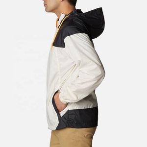 Veste coupe-vent de conception personnalisée directe d'usine pour hommes doudoune debout confortable pour la saison d'hiver tissu enduit de couleur unie - Product Image 3