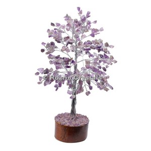 Wholesale Gemstone <b>Crystal</b> Amethyst Wire 300 Chips <b>Crystal</b> <b>Tree</b> - Product Image 1