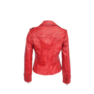 Chaqueta de cuero hecha a medida para mujer, moda de Brando, temporada de invierno, personalizada, prendas para motocicleta - Product Image 1