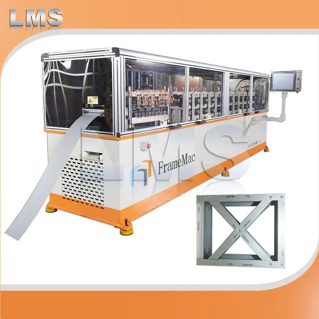 Automatische Roll Forming Structuur Profiel Lms Goede Kwaliteit Licht Stalen Metalen Stud Frame Making Machine