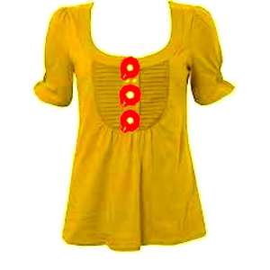 Women Adult Fashionable Summer Collection Cotton Knitted Single Jersey Women Peplum Designer <b>Top</b> DaisyApparel in India - Product Image 6