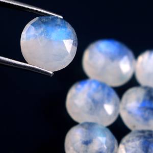 Pierre de lune naturelle à facettes en vrac, Rose arc-en-ciel, taille 6 à 25mm, vente en gros, prix en gros, - Product Image 5