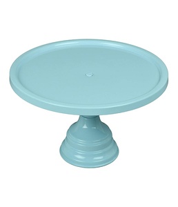 High quality modern blue Metal <b>Stand</b> Food Server Display Plate for home and restaurants - Product Image 1