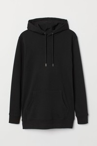 Sweat-shirt à capuche formel pour femme, imprimé, 100 % coton molletonné, manches longues, longueur genou, écologique - Product Image 4