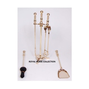 <b>Fireplace</b> <b>Tools</b> Set with Holder - Product Image 2