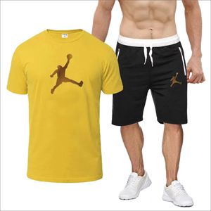 Conjunto de Camiseta y Pantalones Cortos de Algodón Casual de Verano de Alta Calidad, Transpirable, con Logotipo Personalizado, Colores Personalizados para Hombre - Product Image 6