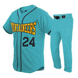 2021 Custom Good Quality <b>Baseball</b> Uniform Top Quality Team Wear <b>Baseball</b> Uniform Set - Product Image 1
