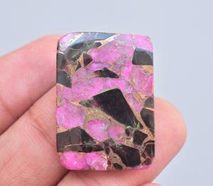 Arizona MohaveCabochon พลอยเทอร์ควอยส์ขายส่งพลอยทัวร์มาลีนทุกรูปพร้อมอัญมณีสีเทอร์ควอยซ์ทองแดง - Product Image 4