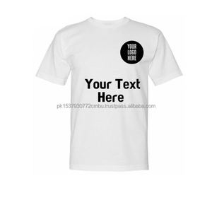 T-shirt vierge avec dessins personnalisés et échantillon pour homme et femme, haut unisexe, décontracté, 100% coton - Product Image 6