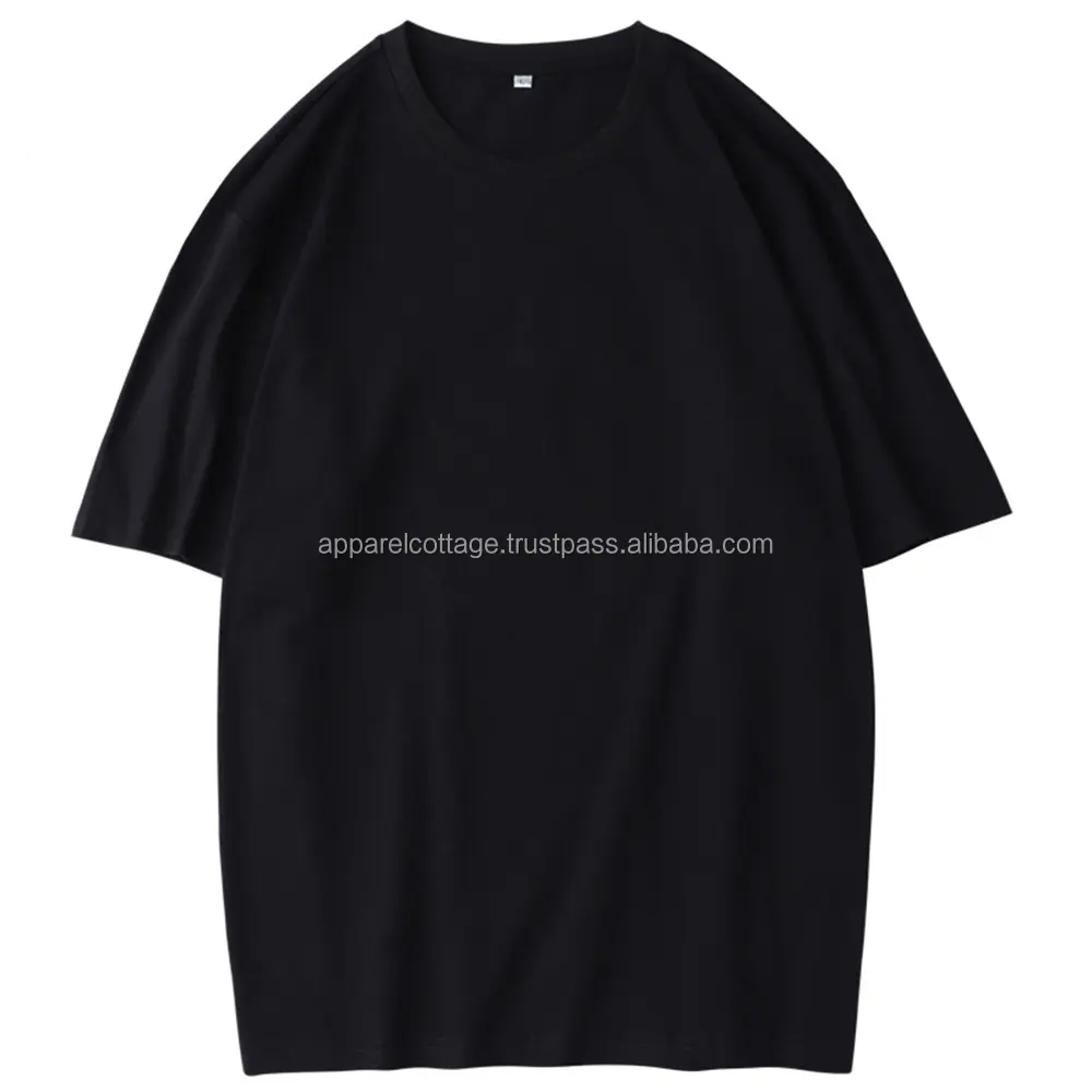 wholesale men's custom design fashionable 100% organic cotton drop shoulder oversized breathable printed long line t-shirt