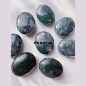 Piedras de Palma de piedras preciosas de ágata musgo de la mejor calidad, venta al por mayor, buena calidad, estilo Feng Shui y mascota, compra de F S CRYSTAL - Product Image 2