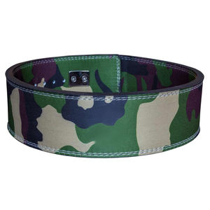 Ceinture en PU fabriquée sur mesure pour la salle de sport, l'haltérophilie et le trempage avec boucle à levier en cuir de vachette - Product Image 3