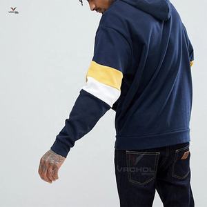 Sweatshirts à capuche en coton surdimensionnés unisexe Vente en gros OEM Street Style Hip Hop brodé en tricot anti-rétrécissement Caractéristiques pour hommes - Product Image 3