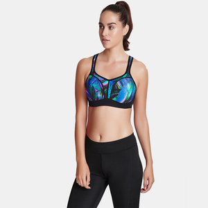 Logotipo personalizado señoras Fitness gimnasio Yoga sujetador Tops secado rápido transpirable Sujetador deportivo para mujeres ejercicio entrenamiento para adultos - Product Image 2