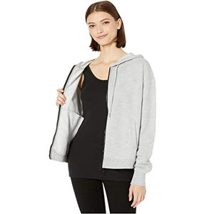 2023 haut tendance dames fermeture à glissière sweats à capuche couleur personnalisée Design Streetwear Style grande taille hiver à capuche Logo personnalisé lavé - Product Image 4