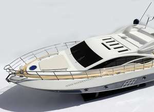 Juya AZIMUT 68S — YACHT moderne, artisanat du VIETNAM, modèle en bois, livraison gratuite - Product Image 5