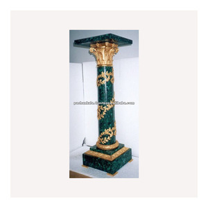 Green Marble Pedestal - Product Image 1