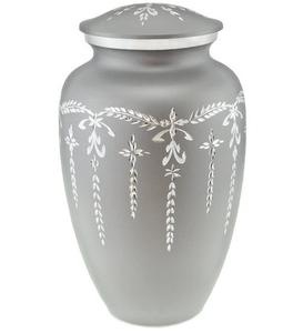 Urna de cremación de aluminio y Metal más vendida, diseño elegante y cenizas terminadas, urna de decoración funeraria, urna conmemorativa para cenizas humanas adultas - Product Image 2