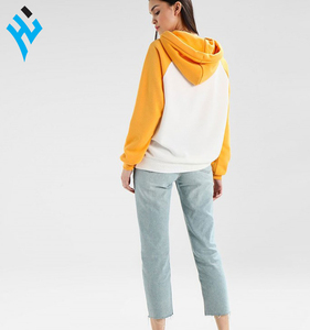 Venta al por mayor Raglan Pullover mujeres sudaderas con capucha última moda de calidad superior logotipo personalizado impreso sudaderas con capucha de las mujeres - Product Image 2